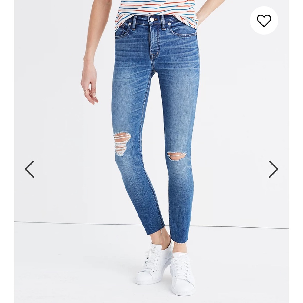 Madewell 9” skinny skinny crop